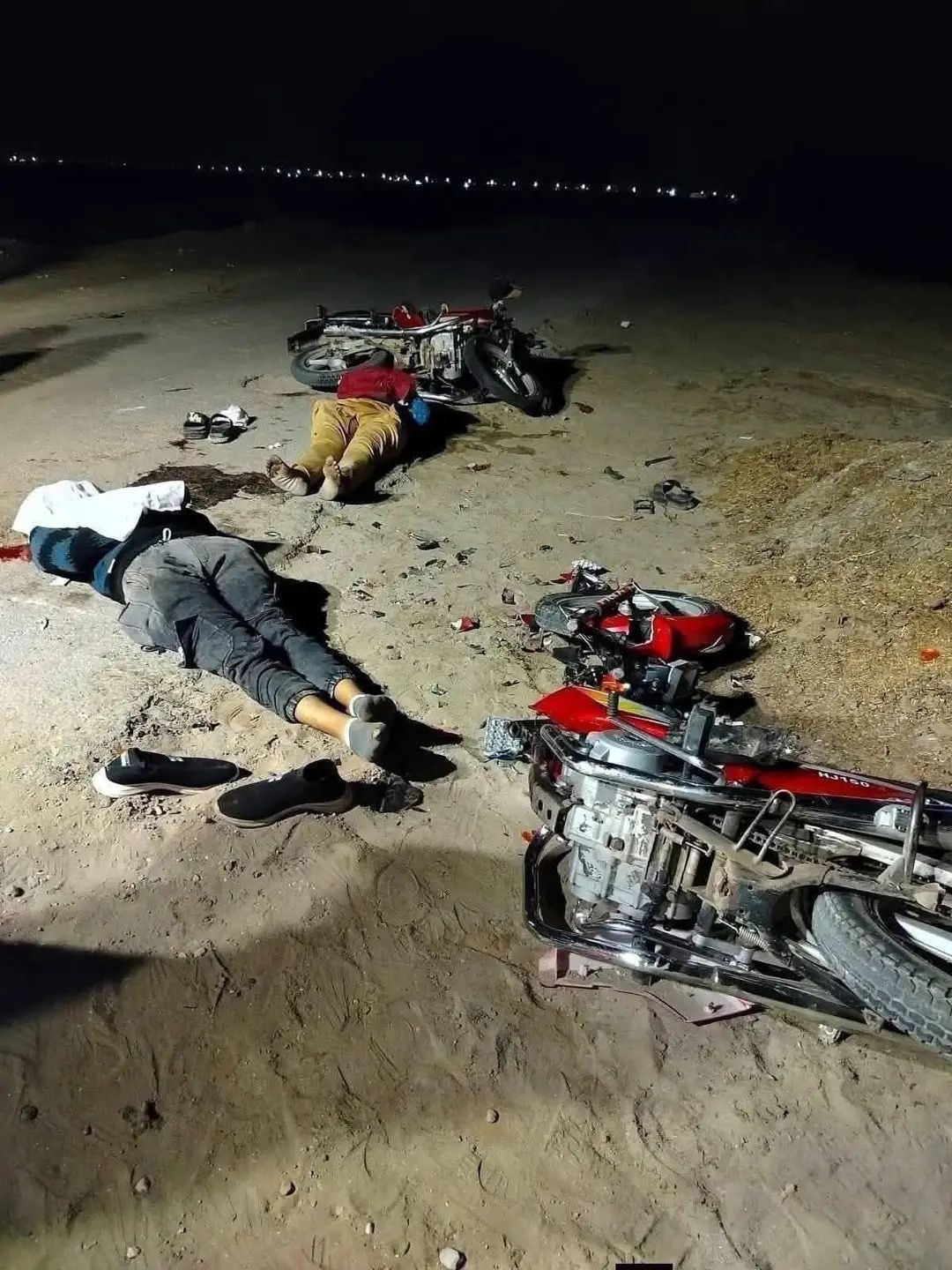 أسماء ضحايا ومصابي حادث موتوسيكل كفر سعد.. وفاة شاب و3 إصابات